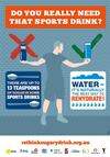 Sports drink poster