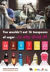 You wouldn't eat 16 teaspoons of sugar - so why drink it?